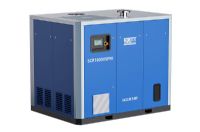 Bomba de vacío de tornillo lubricado de alta eficiencia con variador de velocidad.